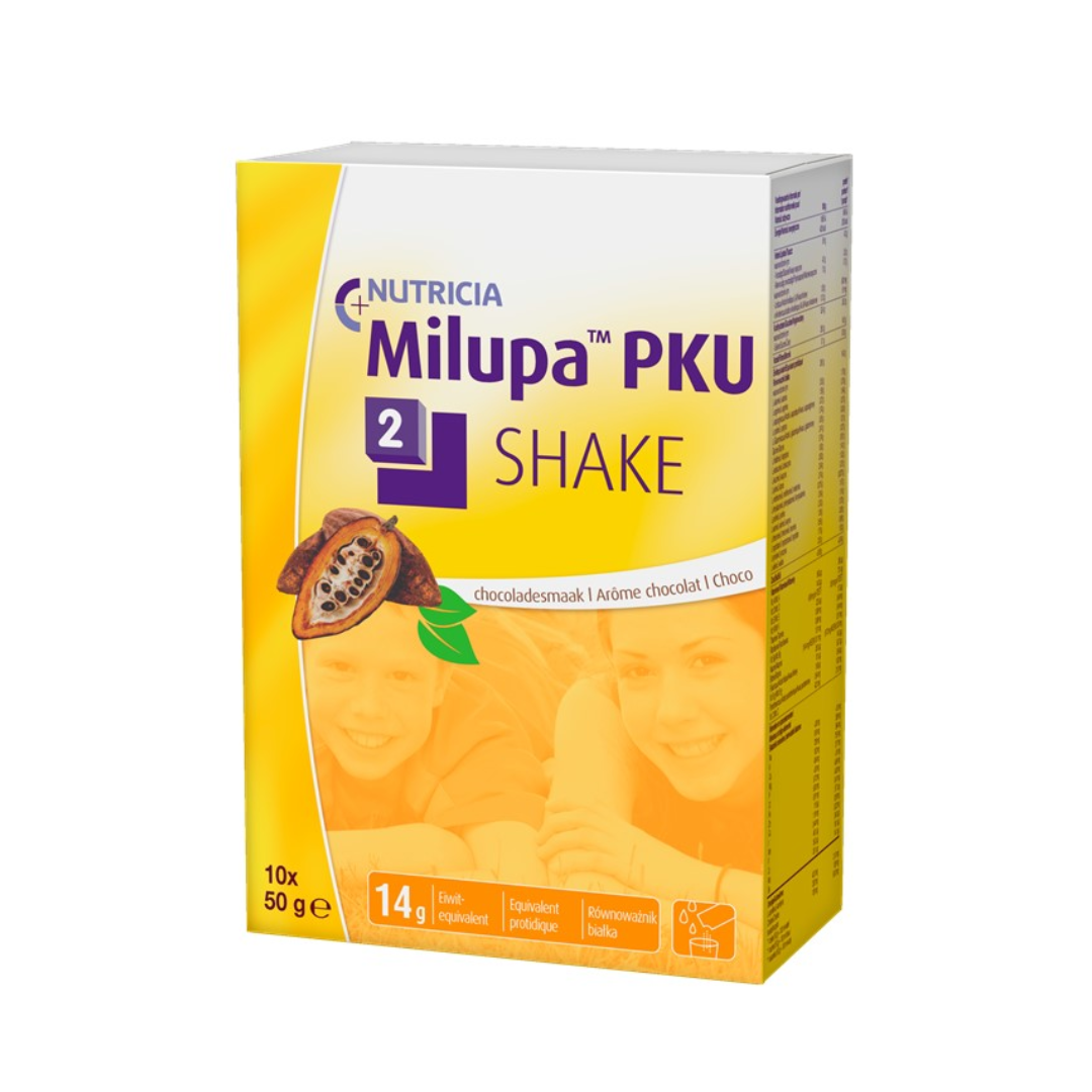 Milupa PKU 2-shake chocolade